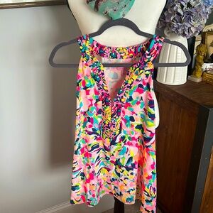 Lilly Pulitzer size S Pina Colada Club sleeveless top